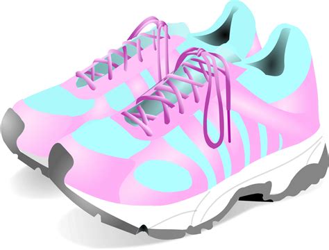 Free Pink Shoes Cliparts Download Clip Art Baby Tennis Woman Sport