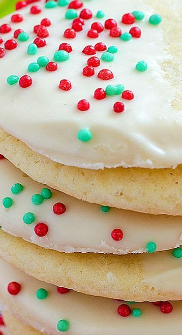 I've also included some helpful tips for you so that holiday baking is a breeze this year! White Chocolate Dipped Sugar Cookies | Recipe in 2019 ...