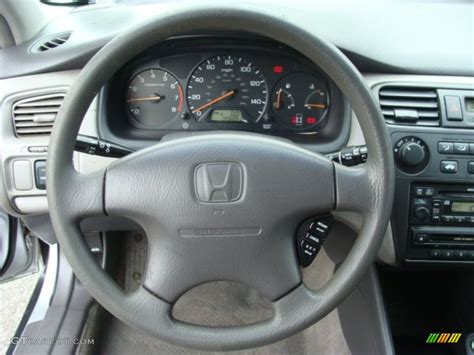 2001 Honda Accord Lx Sedan Quartz Gray Steering Wheel Photo 65617380