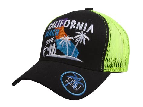 Top Headwear California Beach Surf Adjustable Trucker Hat Ebay
