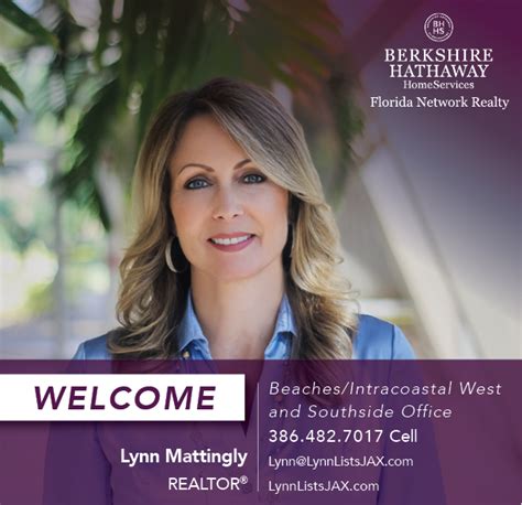 Berkshire Hathaway Homeservices Florida Network Realty Welcomes Lynn Mattingly Real Estate