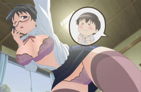 Minamoto Chizuru Kanokon Animated Animated S Blush Bouncing Breasts Bra Breasts