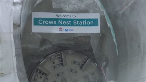 Raw Sydney Metro Tunnel Boring Machine Breaks Through At Crows Nest