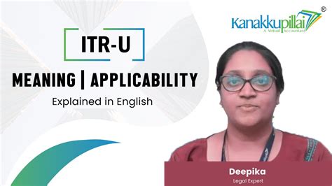 Form Itr U Meaning Applicability Explained In English Youtube