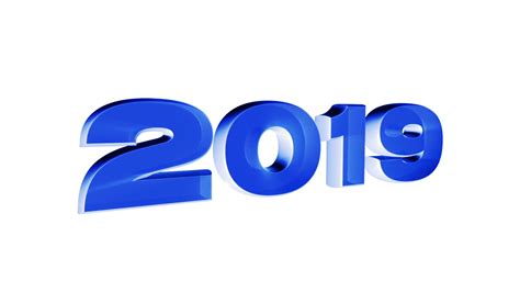 2019 New Year Text Whatsapp Sticker Png Transparent Images Png All
