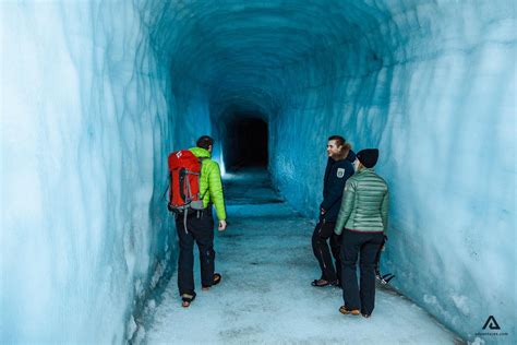 Langjokull Ice Cave Glacier Ice Tunnels
