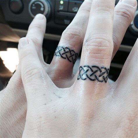 Naturally, if you are wanting something more original you will either need to design them yourself or pay someone else to design. 150 Best Wedding Ring Tattoos Designs (August 2019)