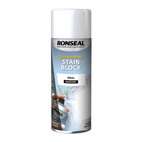 Ronseal 35103 Stain Block Spray 400ml Hevey Building Supplies