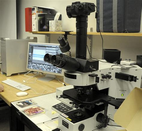 Microscope Set Up Used In The Testing Process National Film And Sound