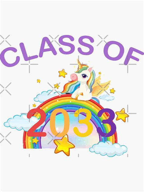 Class Of 2033 Sticker For Sale By Yacine12353 Redbubble