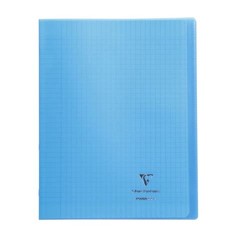 Cahier Koverbook Clairefontaine - bleu - grands carreaux ...