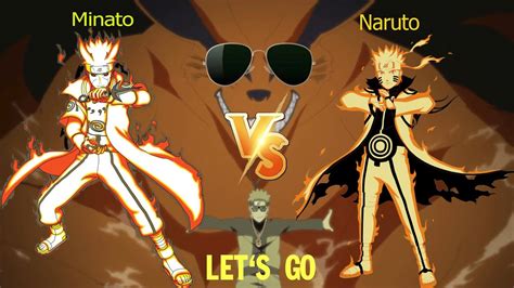Minato Vs Naruto Cửu Vĩ Âm Và Cửu Vĩ Dương Quyết Đấu Naruto