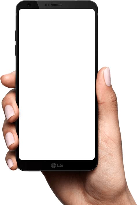 Phone In Hand Png Transparent Image Download Size 598x894px