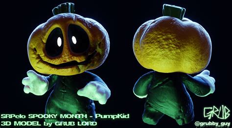 Artstation Spooky Month Pumpkid On 3d Fanart
