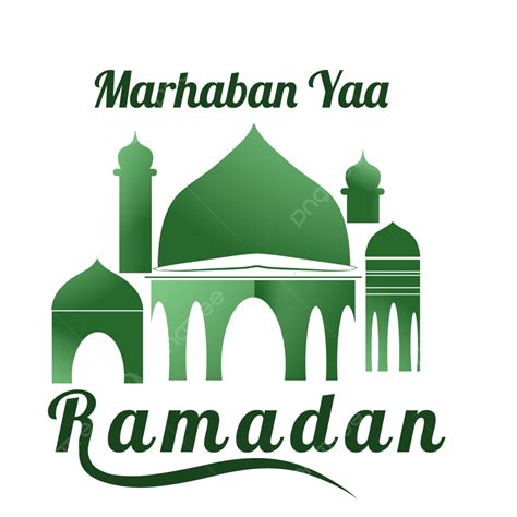Ramadan Greeting Card Hd Transparent Green Greeting Card For Ramadan