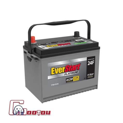 Everstart Platinum Boxed Agm Automotive Battery Group Size 24f 12 Volt