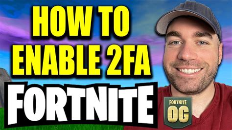 How To Enable 2fa On Fortnite Easy Guide Youtube