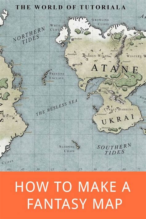 This Article Teaches You To How To Make A Fantasy Map For Your Book Or