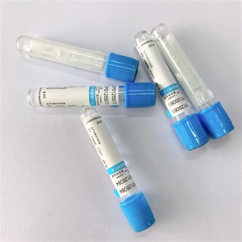 Light Blue Pt Tubes Vacutainer 1ml 6ml Colors And Tests For Phlebotomy