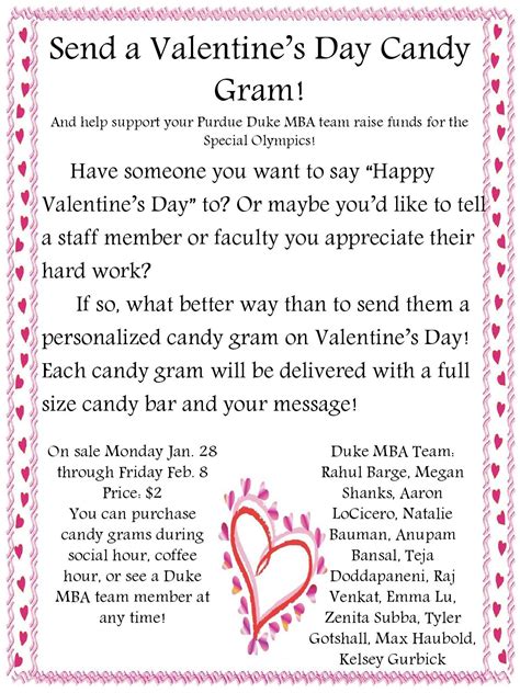 They will be selling them for 50 cents today, tuesday, and wednesday at lunchtime. candy gram order form - Google Search | Fundraiser Ideas | Pinterest | Candy grams, Order form ...