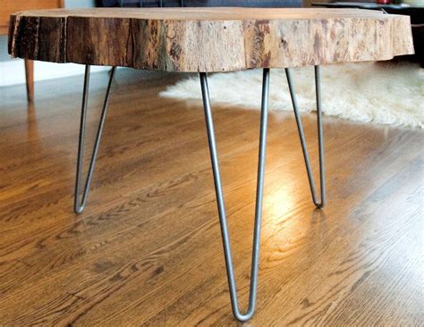 Acacia wood live edge table 180″ x 48″ consists of two 90″ x 48″ tabletops matching each other (sold). Natural Live Edge Round Slab Side Table / Coffee Table ...