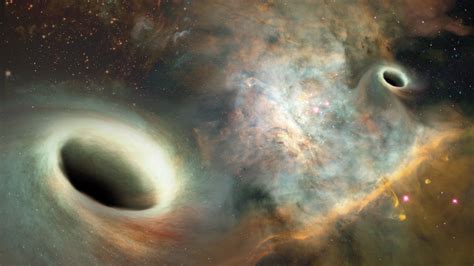 Cosmic Dance Astronomers Discover Two Supermassive Black Holes
