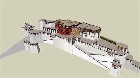 The Potala Palace In Lhasa Tibet 3d Warehouse