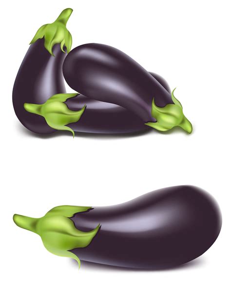 Photorealistic Vegetable Eggplant Graphic Ai