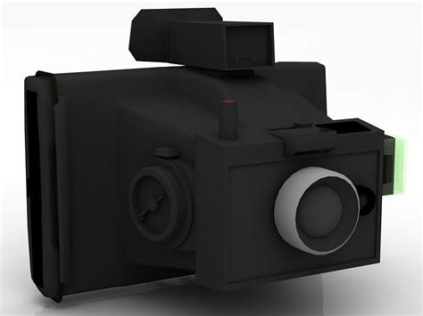 3d Polaroid Camera 3d Model Cgtrader