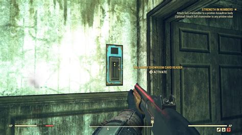 Fallout 76 Strength In Numbers Guide Assaultron Showroom Door Code