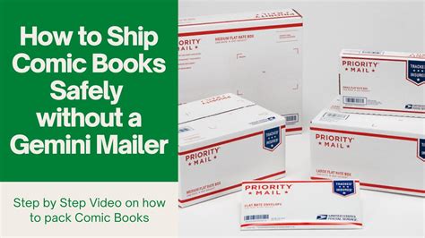 How To Ship Comic Books Safely Without A Gemini Mailer Youtube