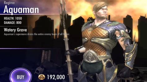 Injustice Gods Among Us Regime Aquaman Challenge Mode Battle Youtube
