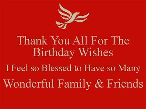 50 birthday quotes, wishes, and text messages for friends and family. thank-you-all-for-the-birthday-wishes-i-feel-so-blessed-to ...