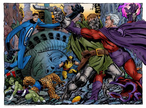 Doctor Doom Vs Magneto John Byrne By Xts33 On Deviantart