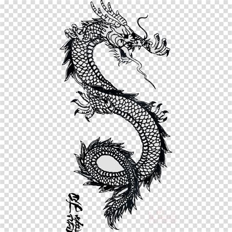 Chinese Dragon Tattoo Png