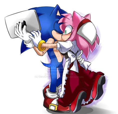 sonic the hedgehog kissing amy rose howto draw