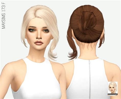 Miss Paraply Maysims 173 F Hair Retextured • Sims 4 Downloads Sims 4