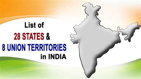 List Of Indian State And Union Territory With Capital