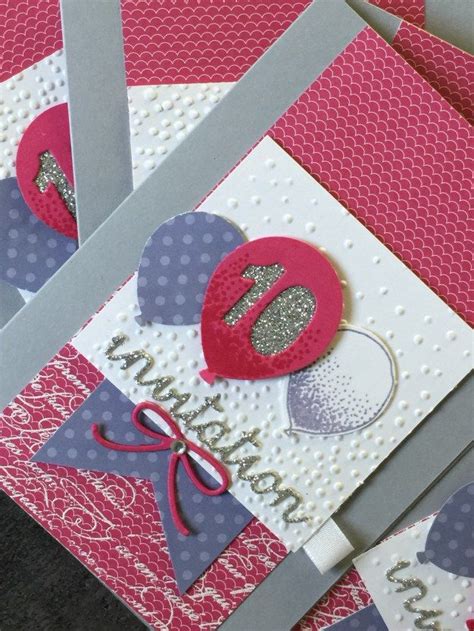 Vos invités pourront confirmer, en ligne, leur présence à. Carte d'invitation anniversaire bouquet de ballons et ...