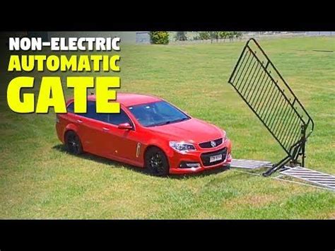 Non-Electric Automatic Gate - YouTube | Automatic gate ...