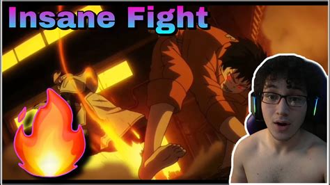 Shinra Vs Rekka Full Fight Epic Fire Force Reaction Youtube