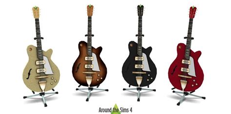 Guitar Sims Maxis Sims 4 Contenu Personnalisé