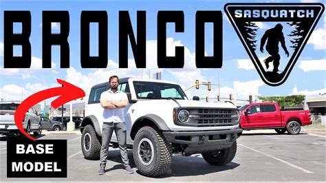 2023 Ford Bronco Sasquatch Manual Is The Base Model Good Enough