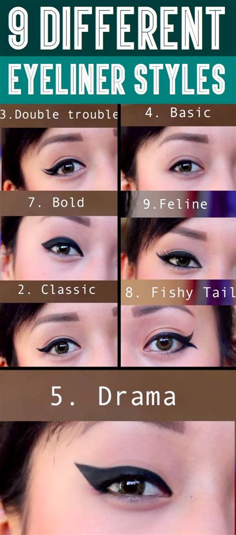 9 Different Eyeliner Styles That Will Give You The Hottest Look Ever