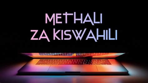 Methali Za Kiswahili Youtube
