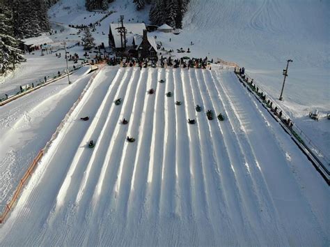Oregons Largest Snow Tubing Park Mt Hood Skibowl Is High Flying Fun