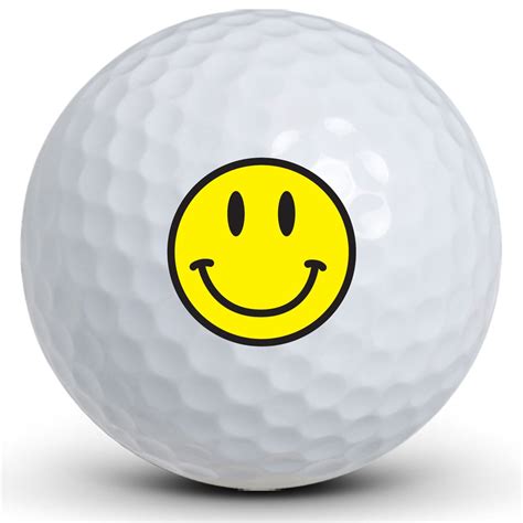 Smiley Face Golf Ball