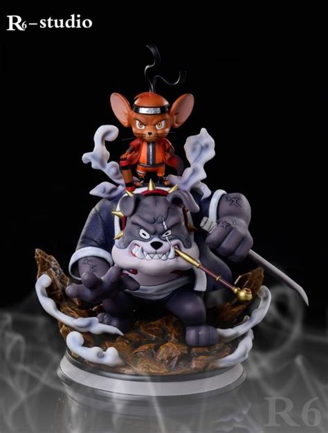 Po R6 Studio Naruto X Tom And Jerry Statue Toys And Games Bricks