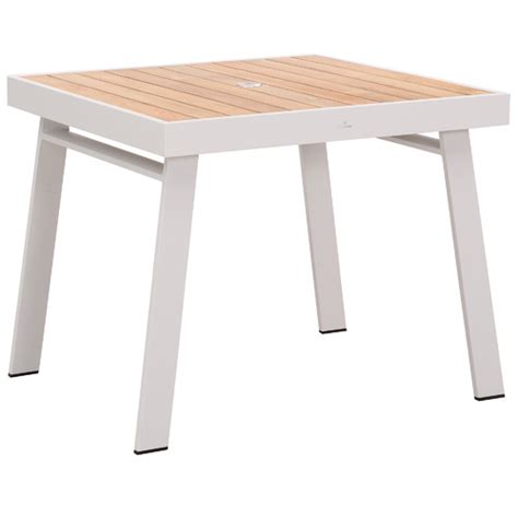 Check spelling or type a new query. St. Lucia Aluminium & Teak Outdoor Dining Table with ...