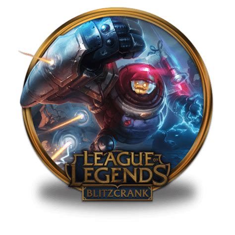 Blitzcrank Riot Icon League Of Legends Gold Border Iconpack Fazie69